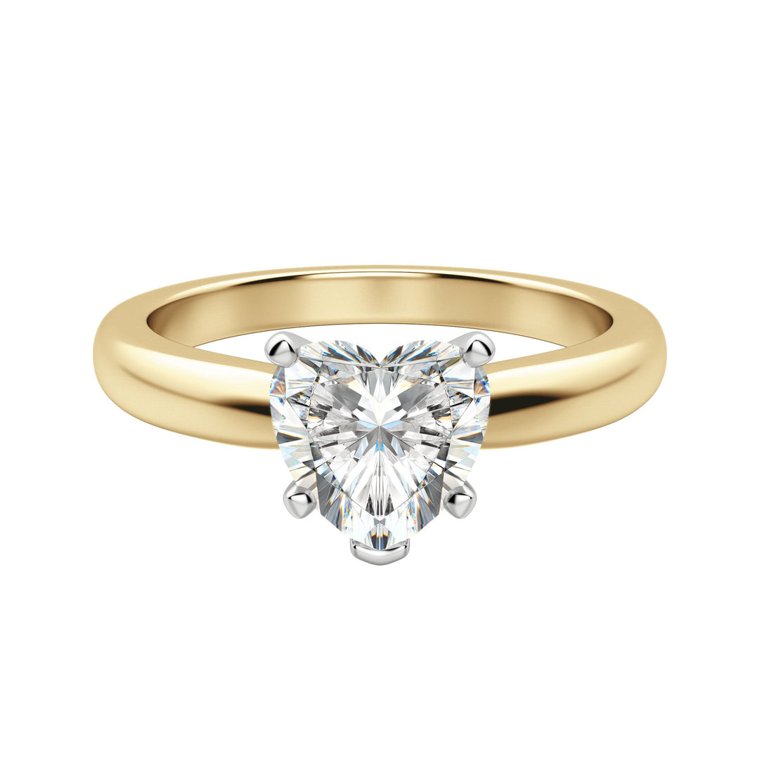 ISLE HEART CUT MOISSANITE ENGAGEMENT RING