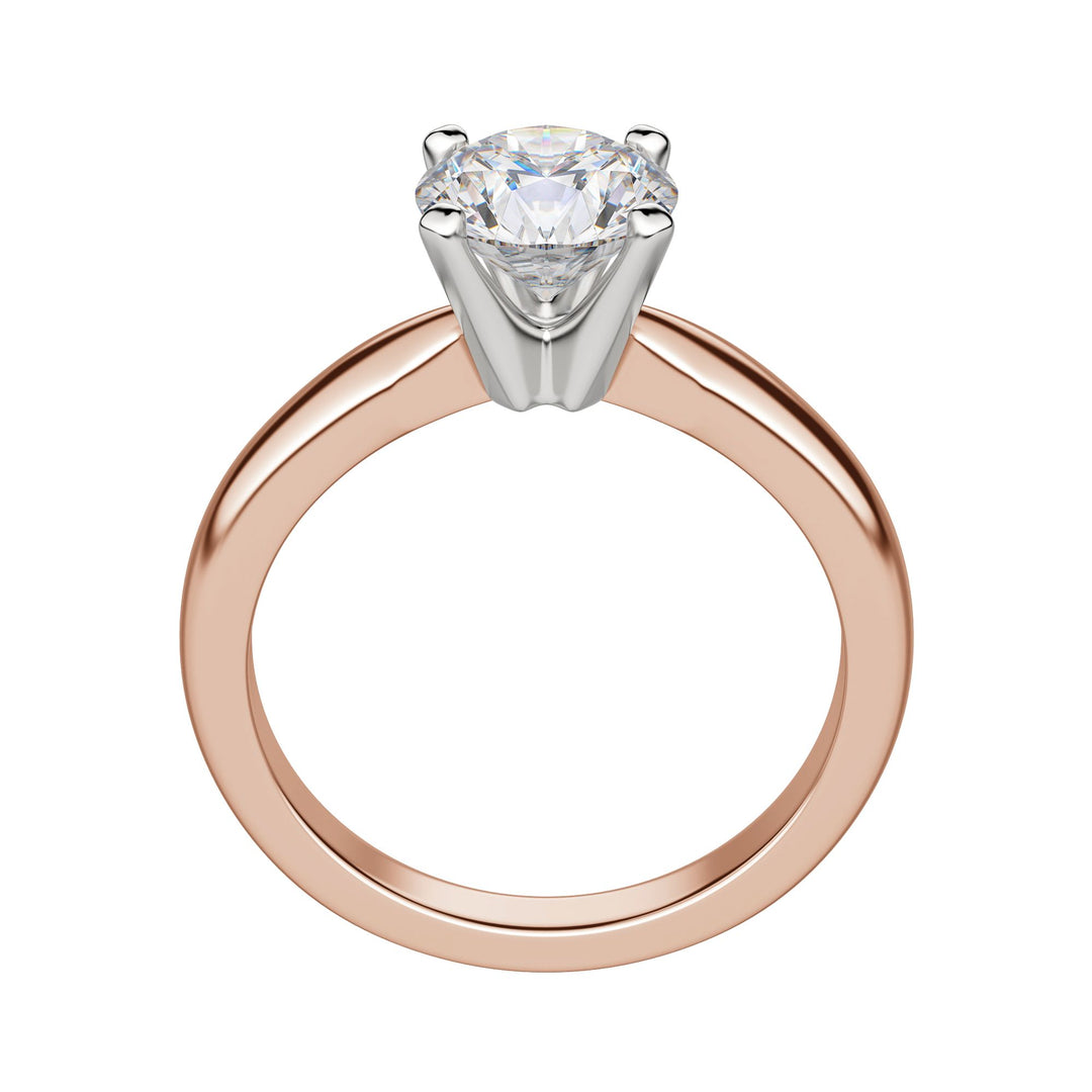 ISLE ROUND CUT MOISSANITE ENGAGEMENT RING