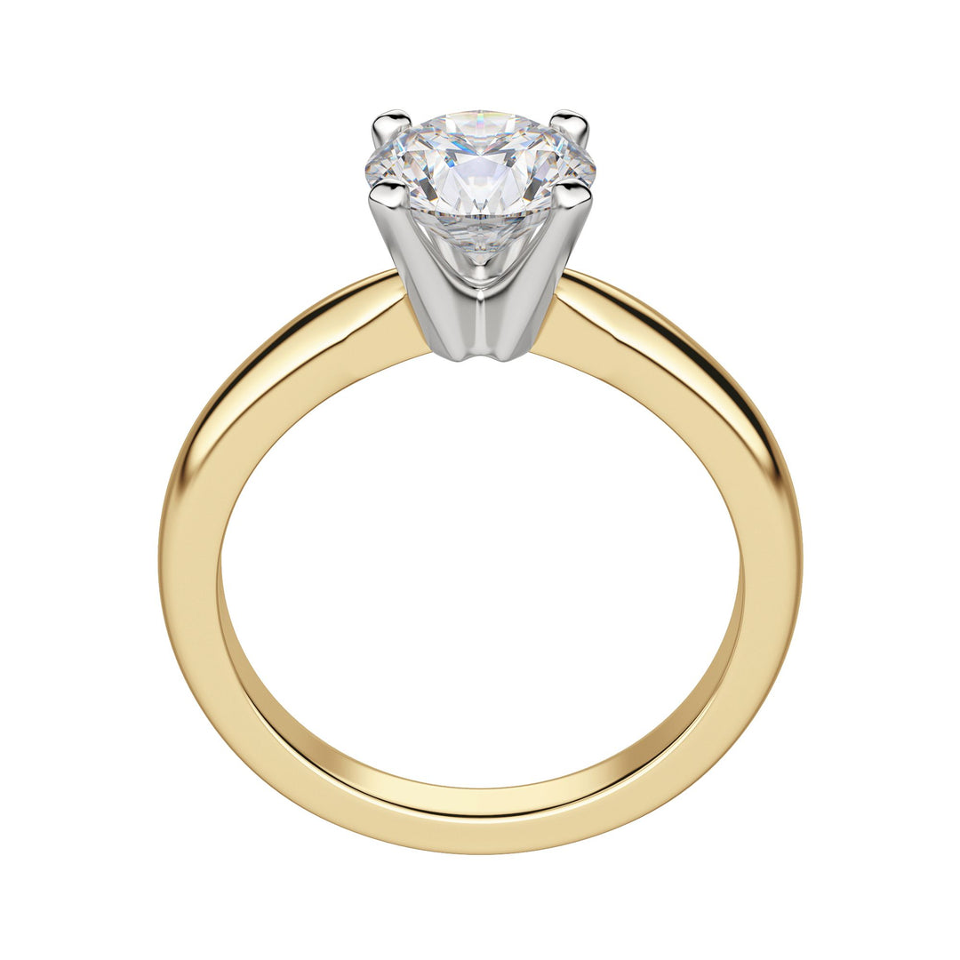 ISLE ROUND CUT MOISSANITE ENGAGEMENT RING