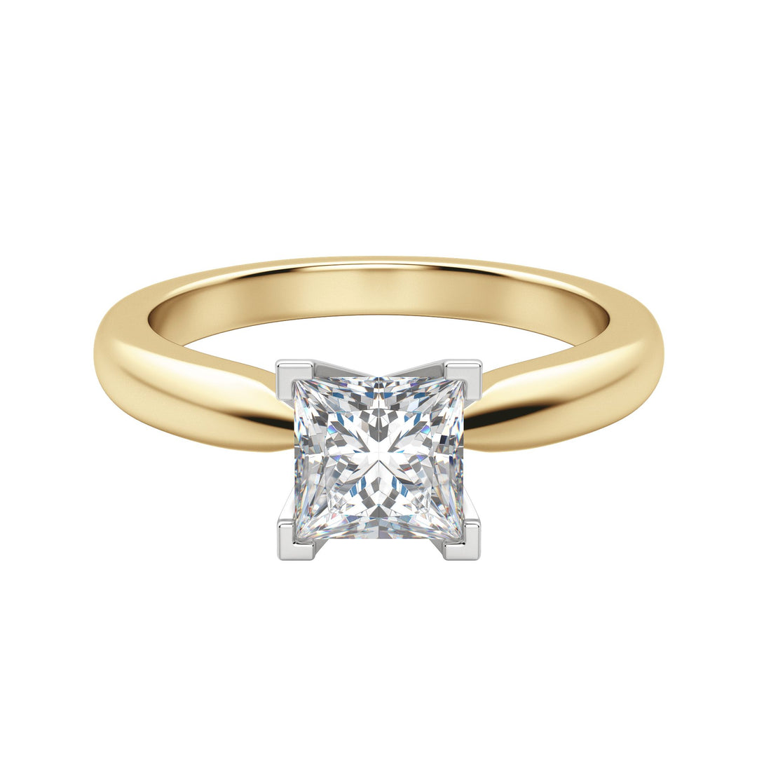 ISLE PRINCESS CUT MOISSANITE ENGAGEMENT RING