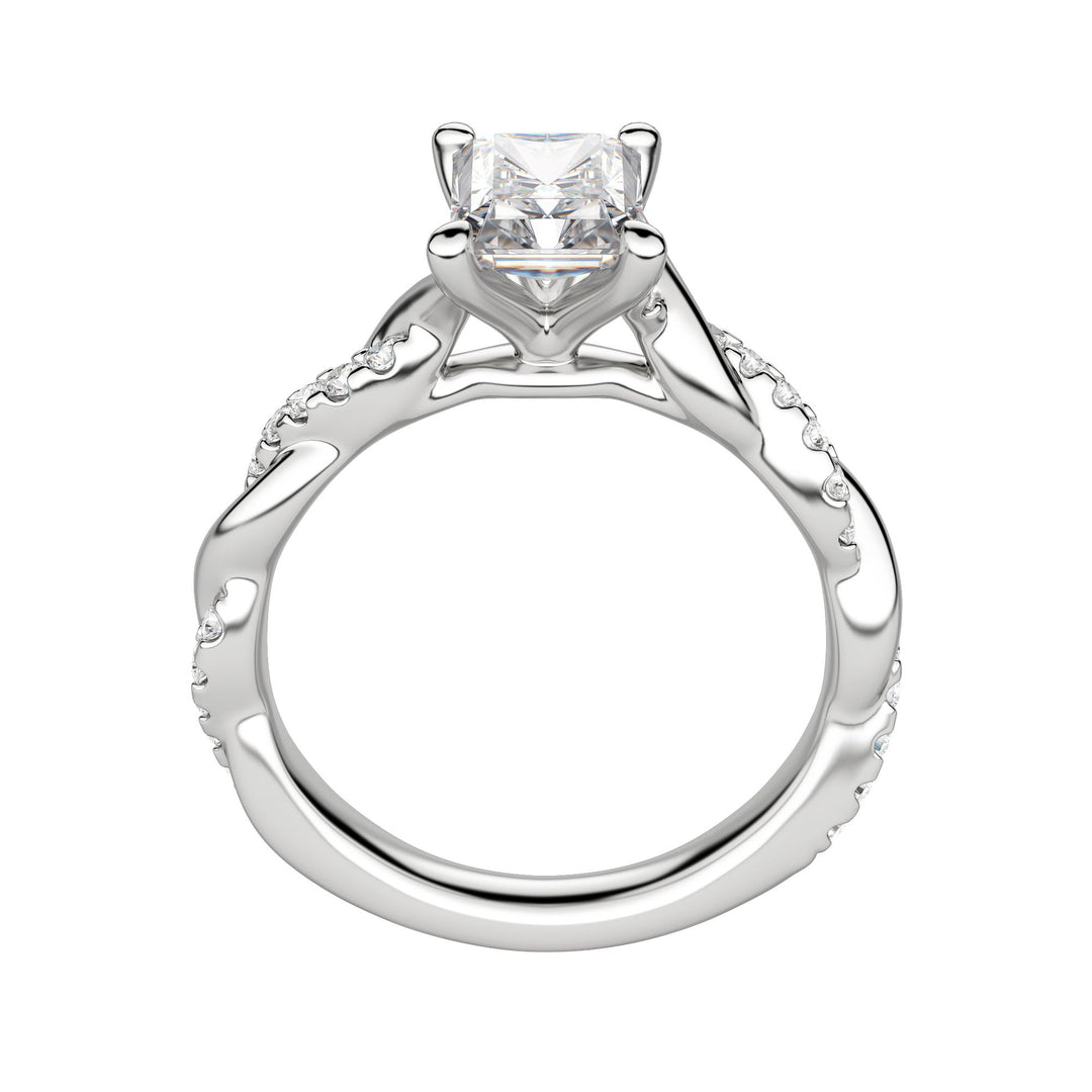 LILT RADIANT CUT MOISSANITE ENGAGEMENT RING