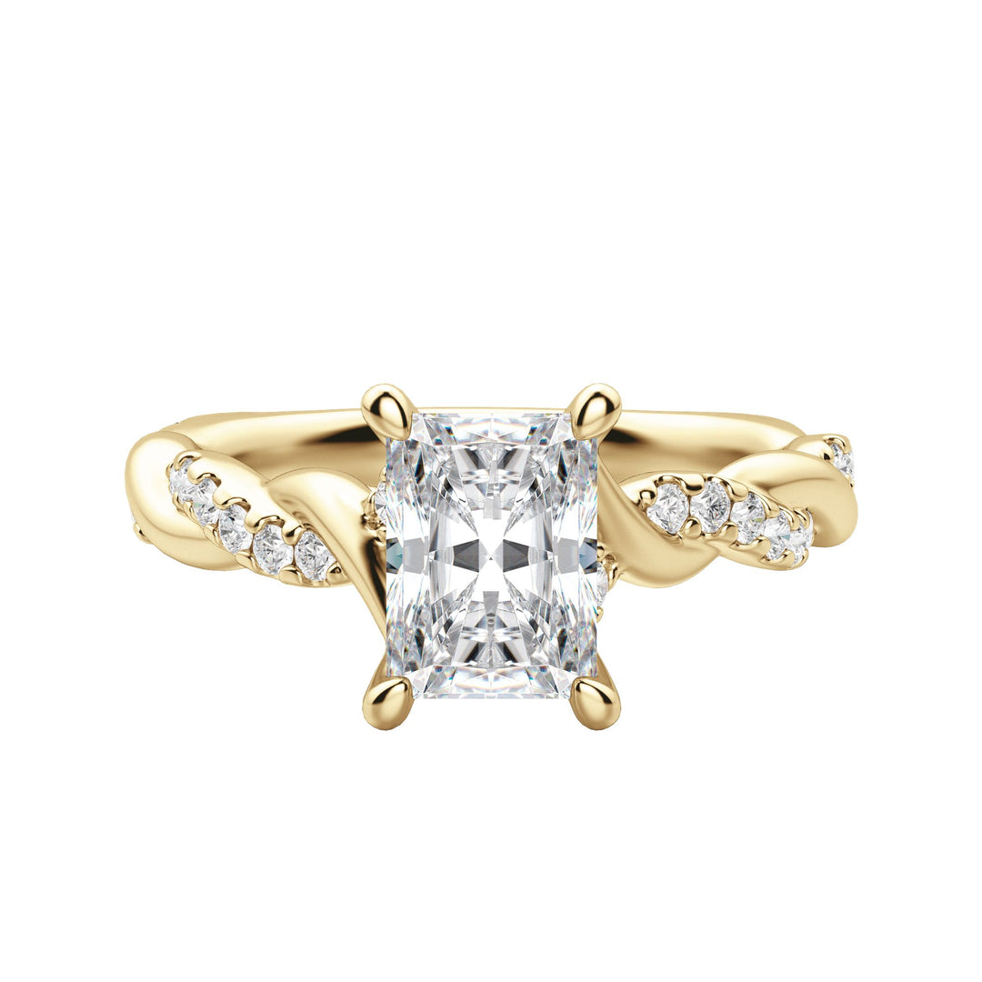 LILT RADIANT CUT MOISSANITE ENGAGEMENT RING