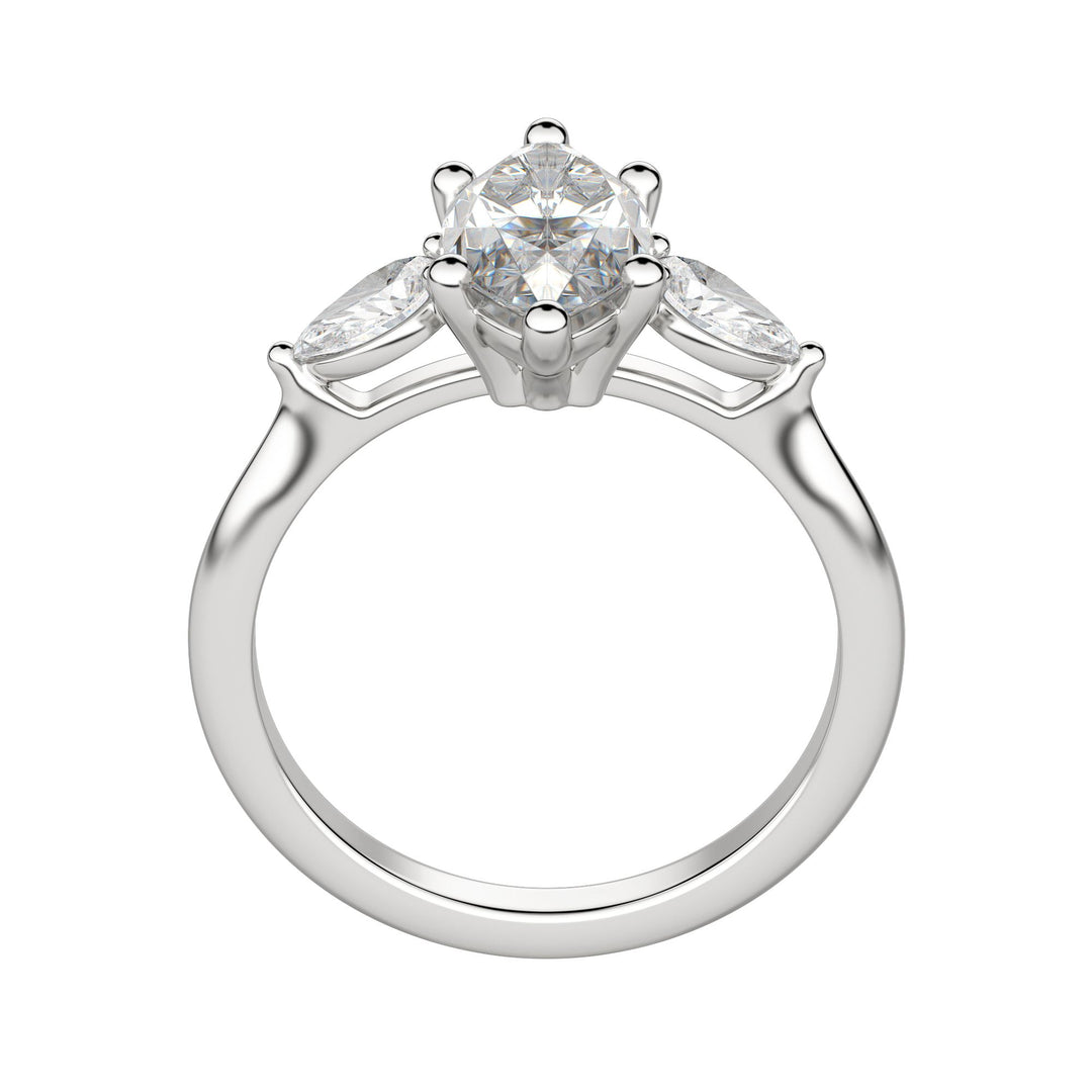 LILY CLASSIC MARQUISE CUT MOISSANITE ENGAGEMENT RING