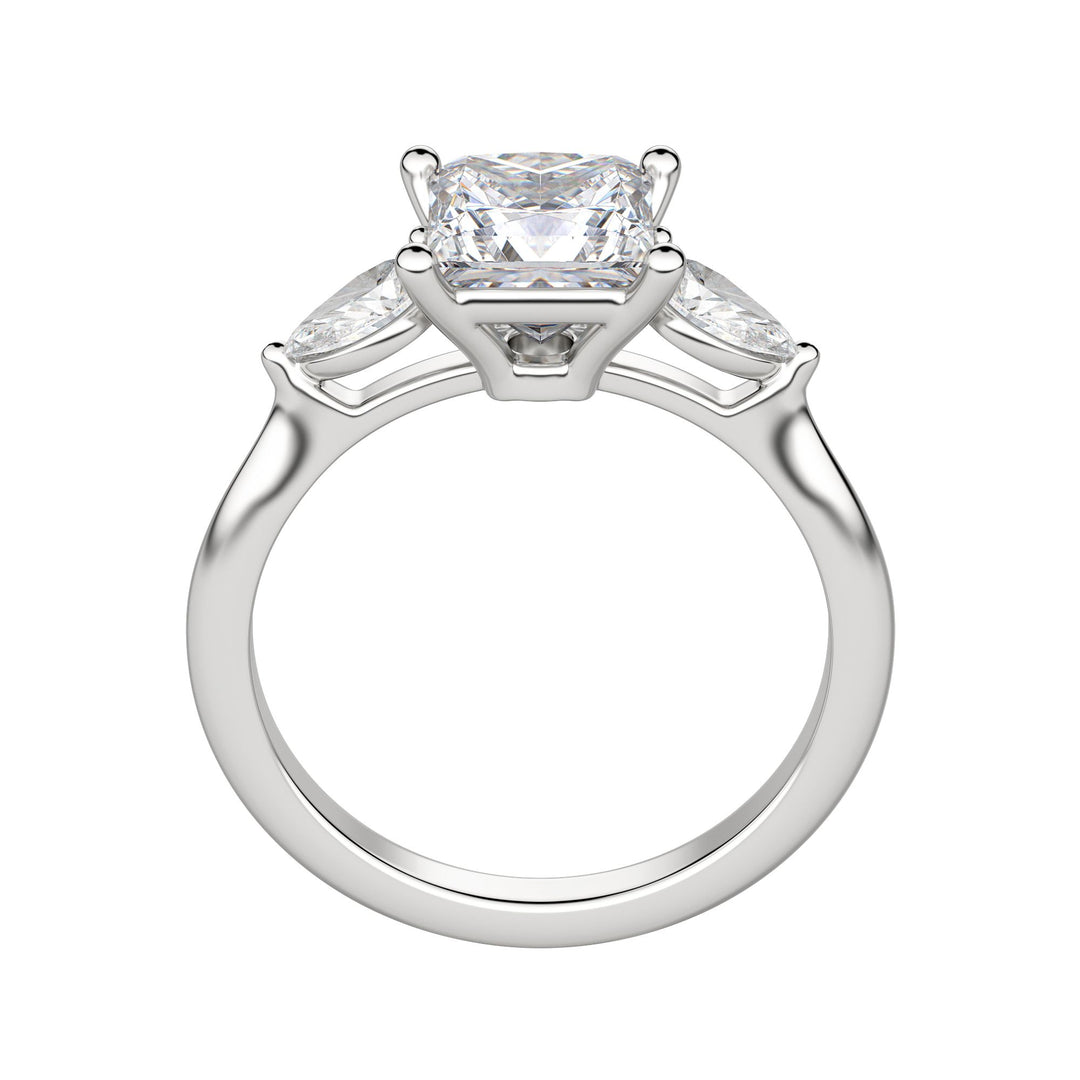 LILY CLASSIC PRINCESS CUT MOISSANITE ENGAGEMENT RING