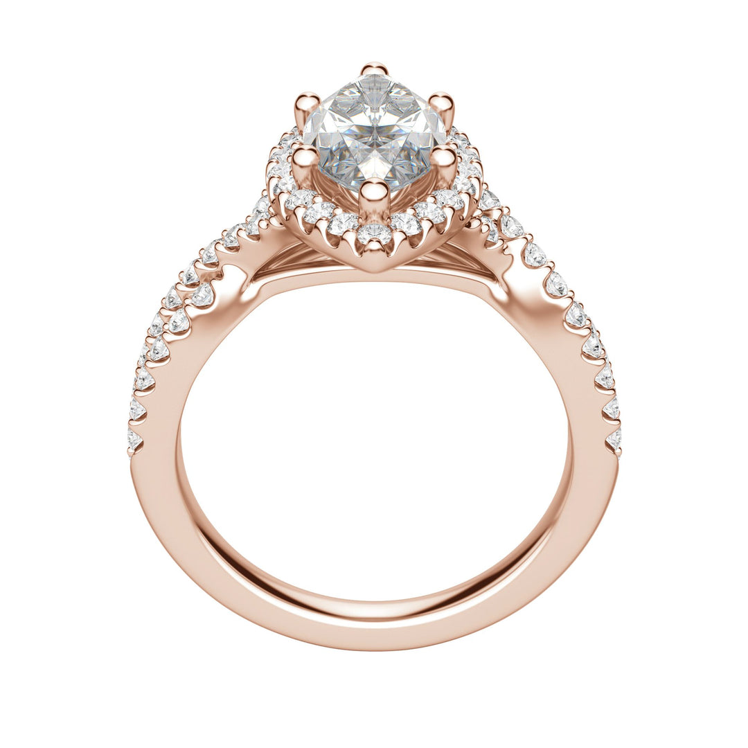 LUSH MARQUISE CUT MOISSANITE ENGAGEMENT RING