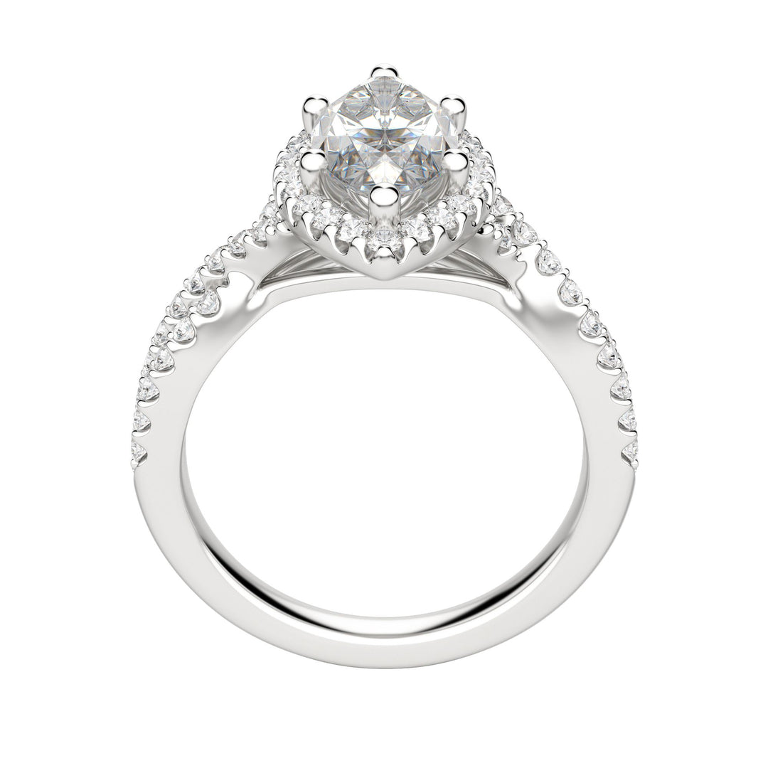 LUSH MARQUISE CUT MOISSANITE ENGAGEMENT RING