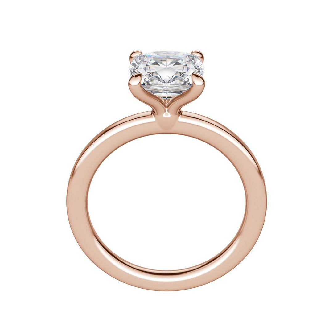 LYRE CLASSIC CUSHION CUT MOISSANITE ENGAGEMENT RING