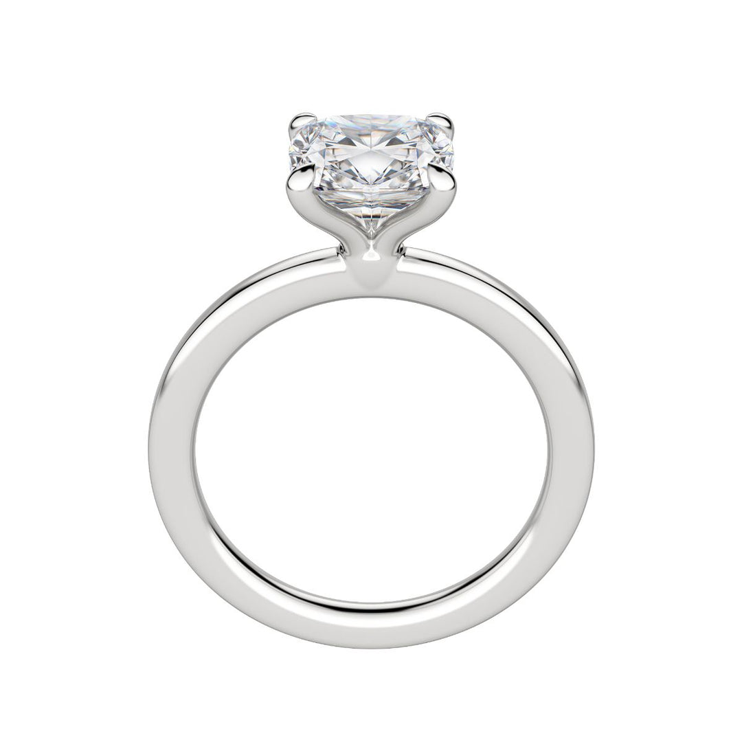 LYRE CLASSIC CUSHION CUT MOISSANITE ENGAGEMENT RING