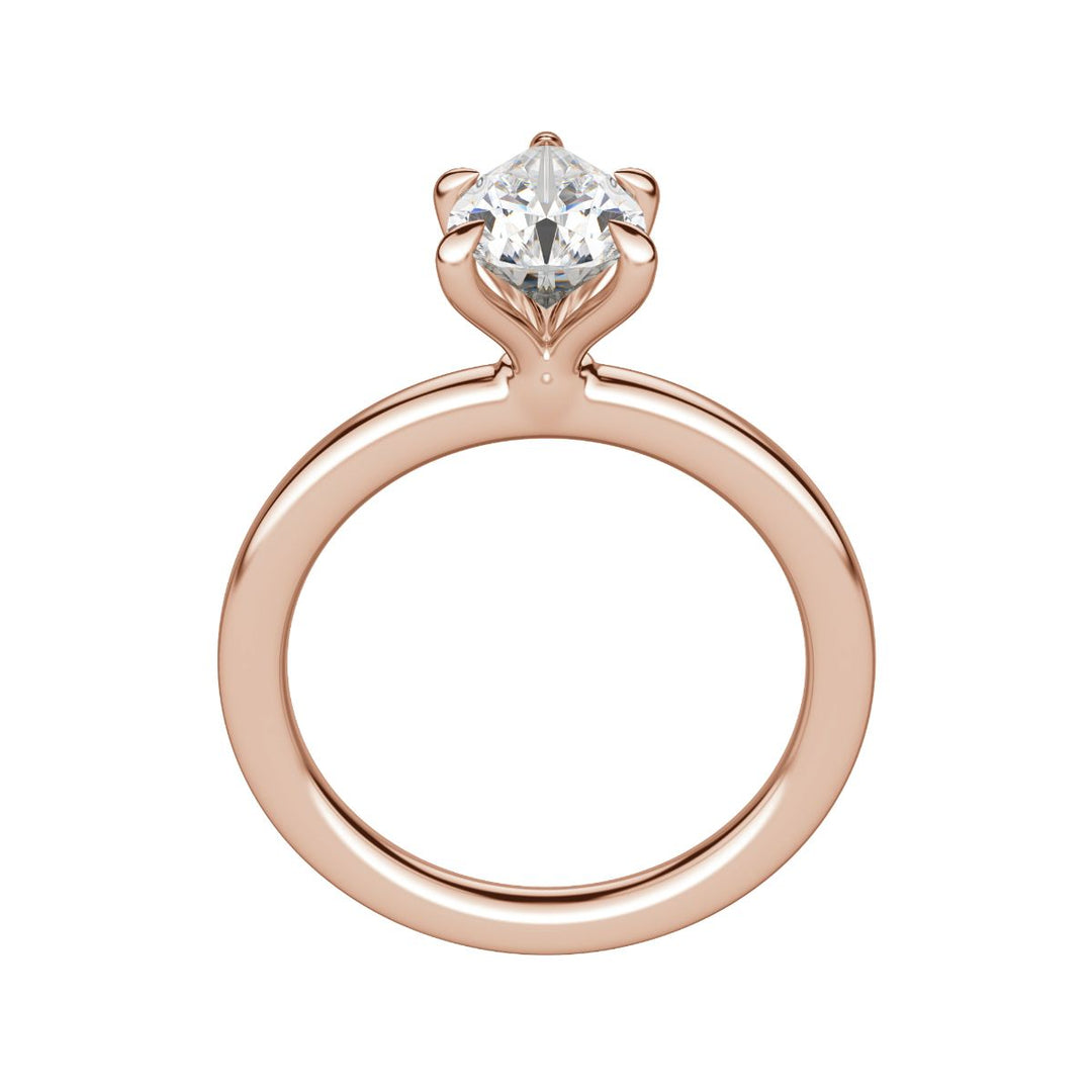 LYRE CLASSIC PEAR CUT MOISSANITE ENGAGEMENT RING