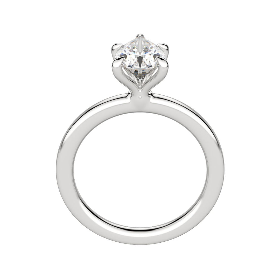 LYRE CLASSIC PEAR CUT MOISSANITE ENGAGEMENT RING