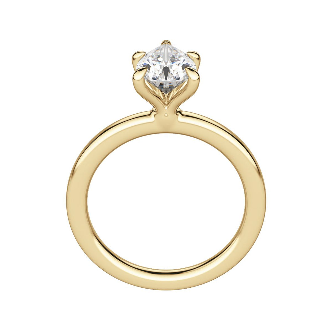 LYRE CLASSIC PEAR CUT MOISSANITE ENGAGEMENT RING