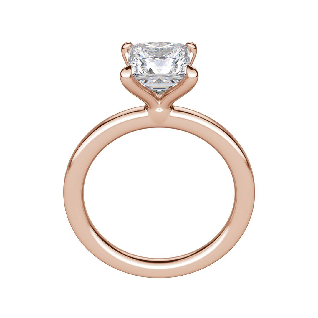 LYRE CLASSIC PRINCESS CUT MOISSANITE ENGAGEMENT RING