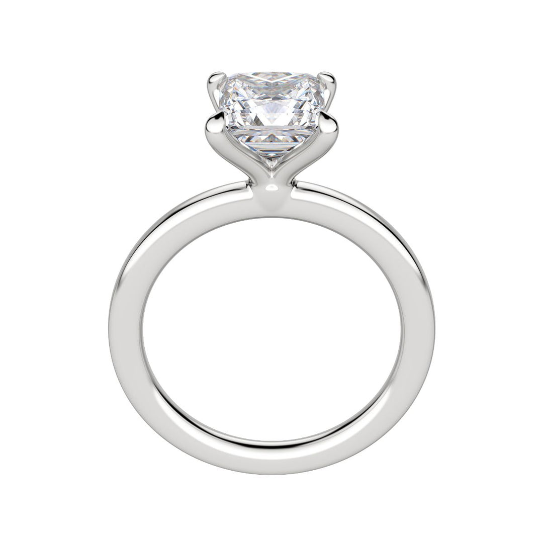 LYRE CLASSIC PRINCESS CUT MOISSANITE ENGAGEMENT RING