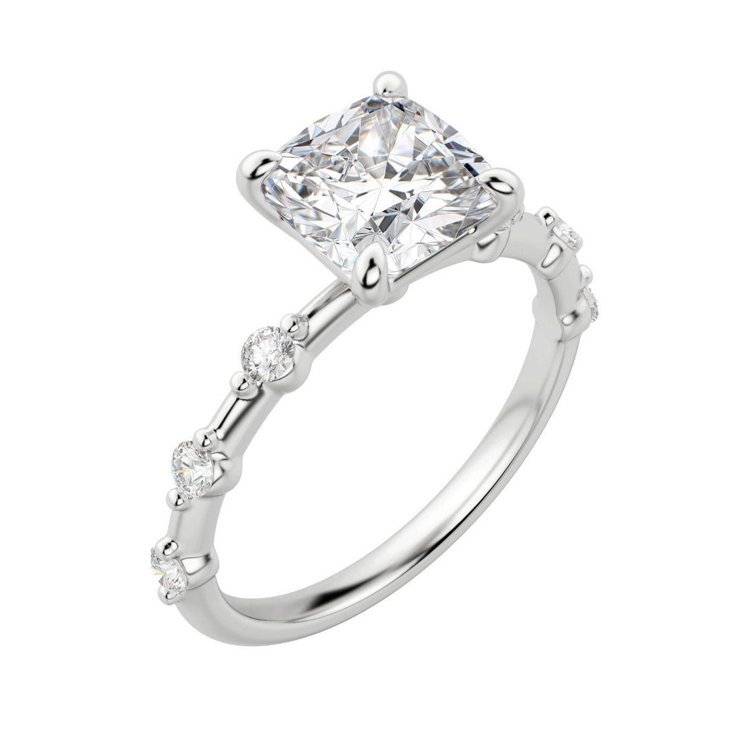 NAPA CUSHION CUT MOISSANITE ENGAGEMENT RING