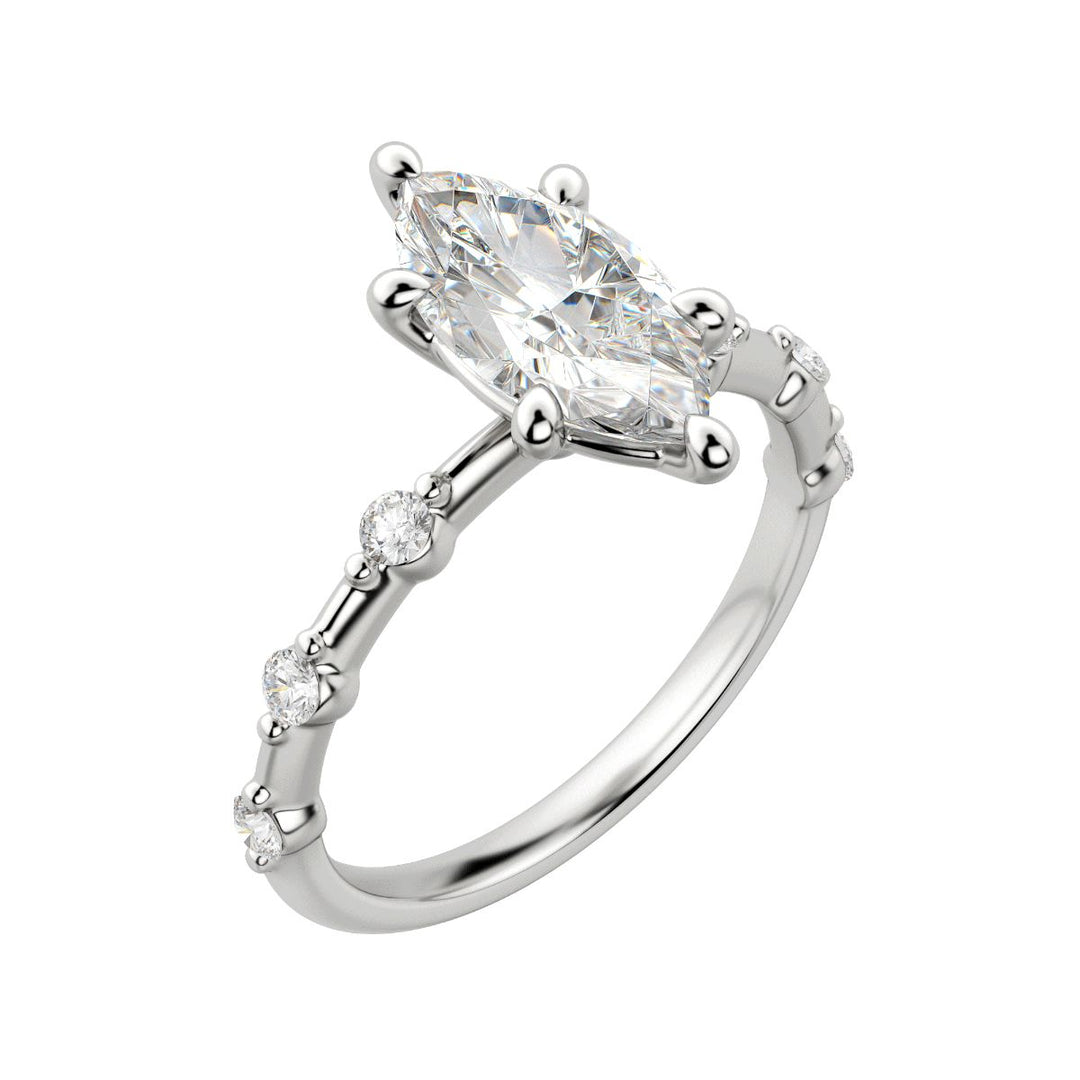 NAPA MARQUISE CUT MOISSANITE ENGAGEMENT RING