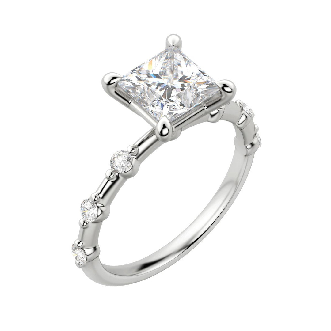 NAPA PRINCESS CUT MOISSANITE ENGAGEMENT RING