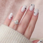 Load and play video in Gallery viewer, Pear Cut Lab Grown Diamond Engagement Ring, 14K Gold Round &amp; Marquise Accent Diamond Ring