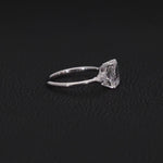 Load and play video in Gallery viewer, 1.95 CTW Emerald Cut Lab Grown Diamond Engagement Ring | IGI Certified Ring with Marquise &amp; Round Side Diamonds