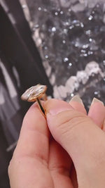 Load and play video in Gallery viewer, Tulip Set Marquise Cut Lab Grown Diamond Engagement Ring