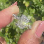 Load and play video in Gallery viewer, Radiant Cut Engagement Ring Hidden Halo Lab Grown Diamond Ring for Women