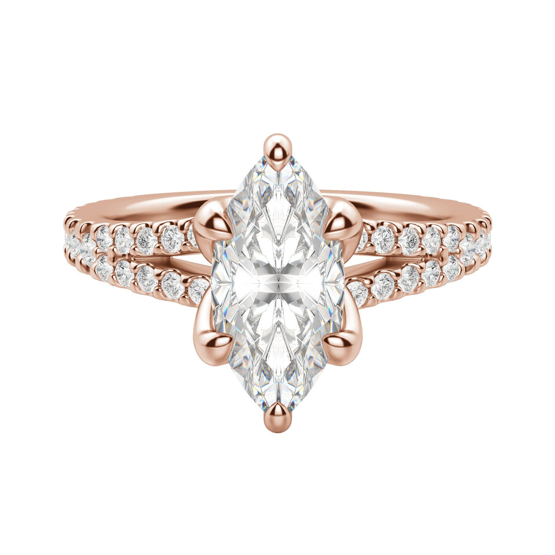 RAIA MARQUISE CUT MOISSANITE ENGAGEMENT RING