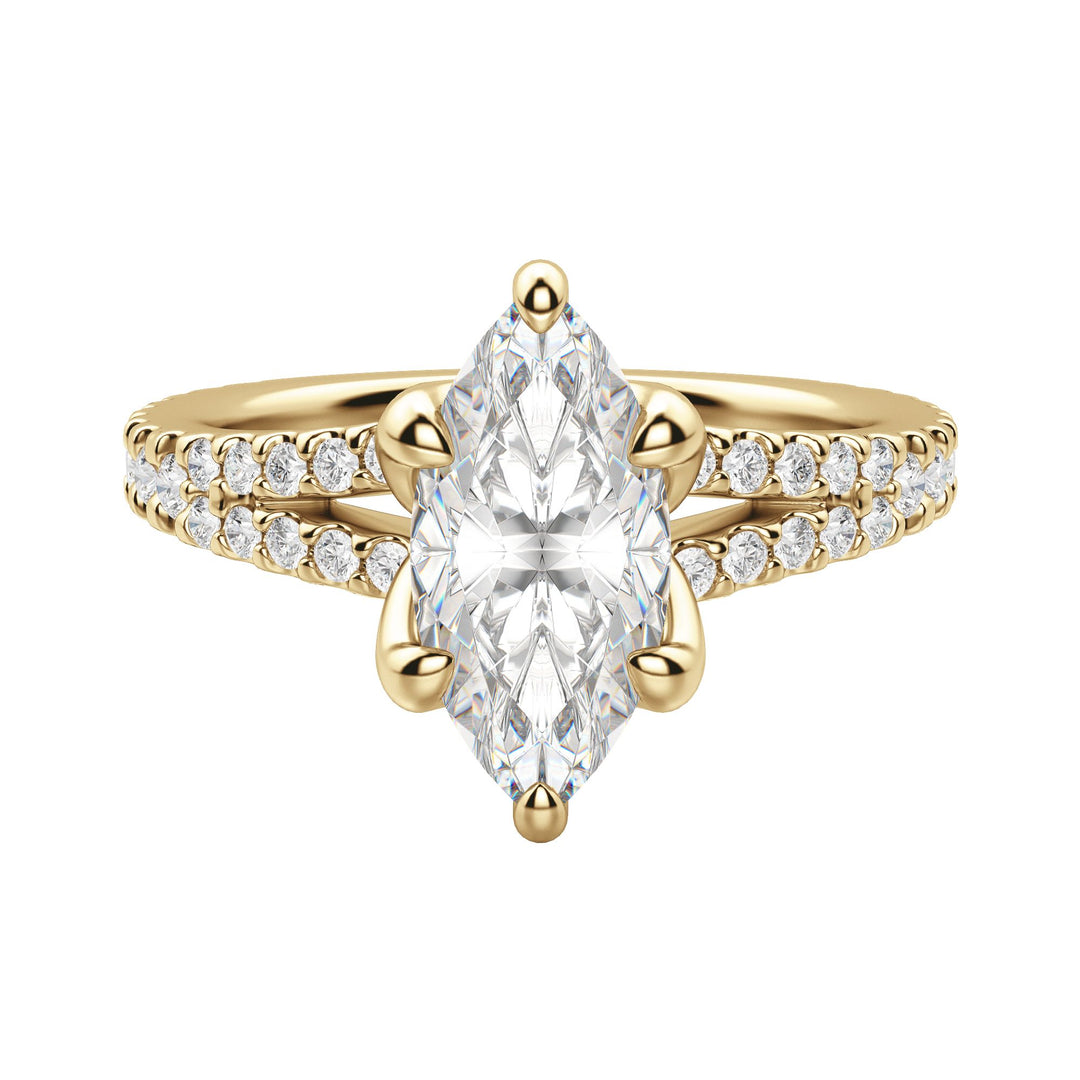 RAIA MARQUISE CUT MOISSANITE ENGAGEMENT RING