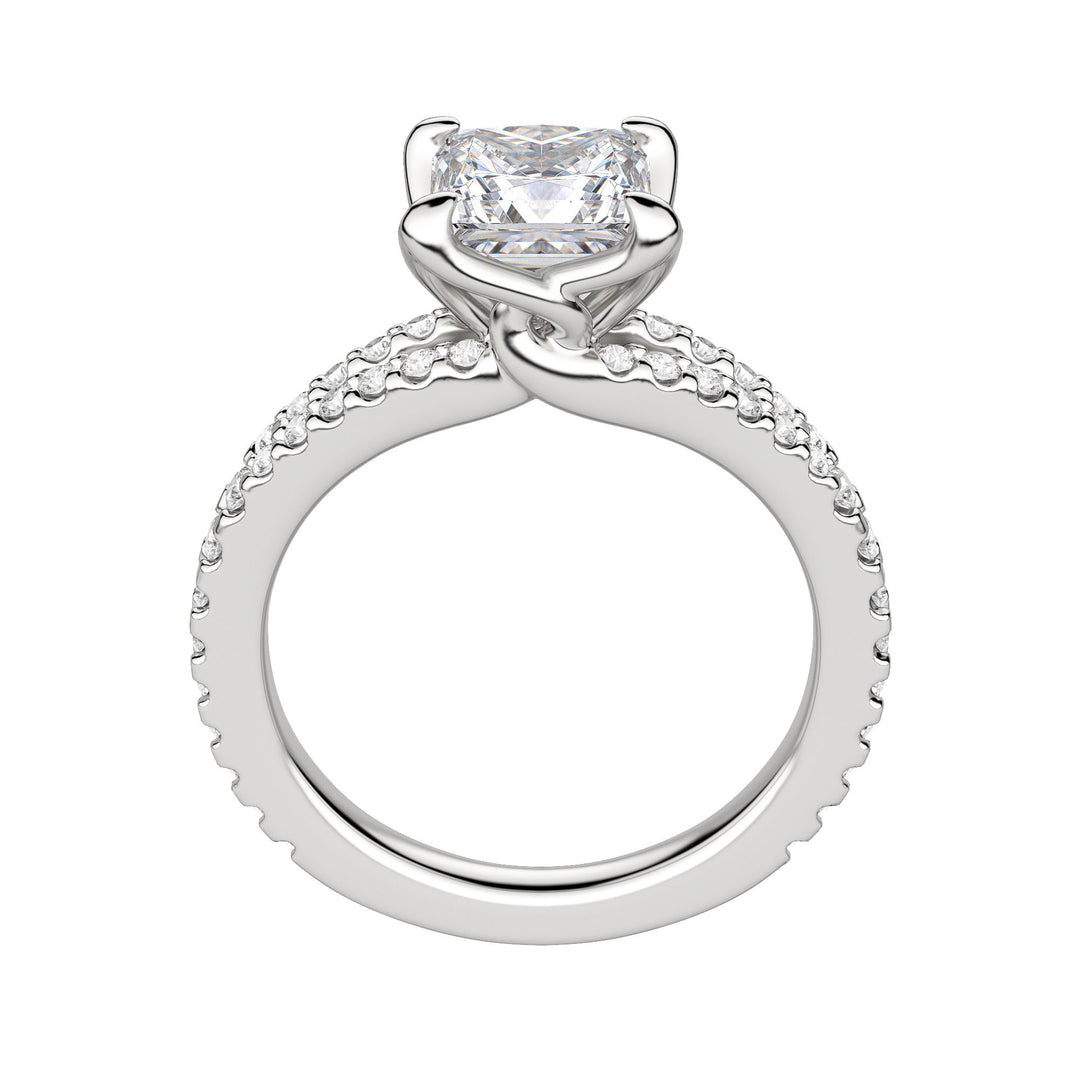 RAIA PRINCESS CUT MOISSANITE ENGAGEMENT RING