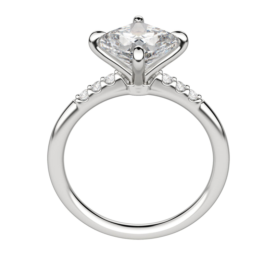 RHOS CUSHION CUT MOISSANITE ENGAGEMENT RING