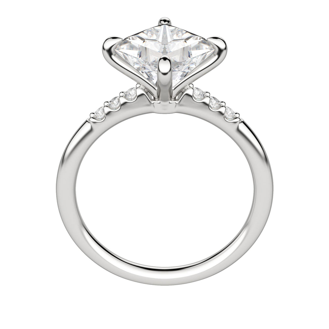 RHOS PRINCESS CUT MOISSANITE ENGAGEMENT RING