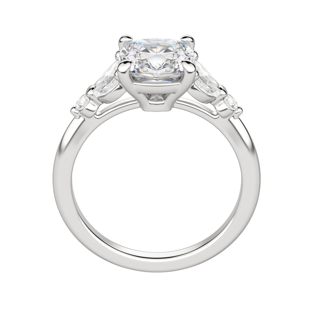 SERA CUSHION CUT MOISSANITE ENGAGEMENT RING