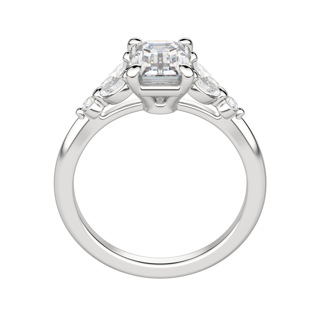 SERA EMERALD CUT MOISSANITE ENGAGEMENT RING