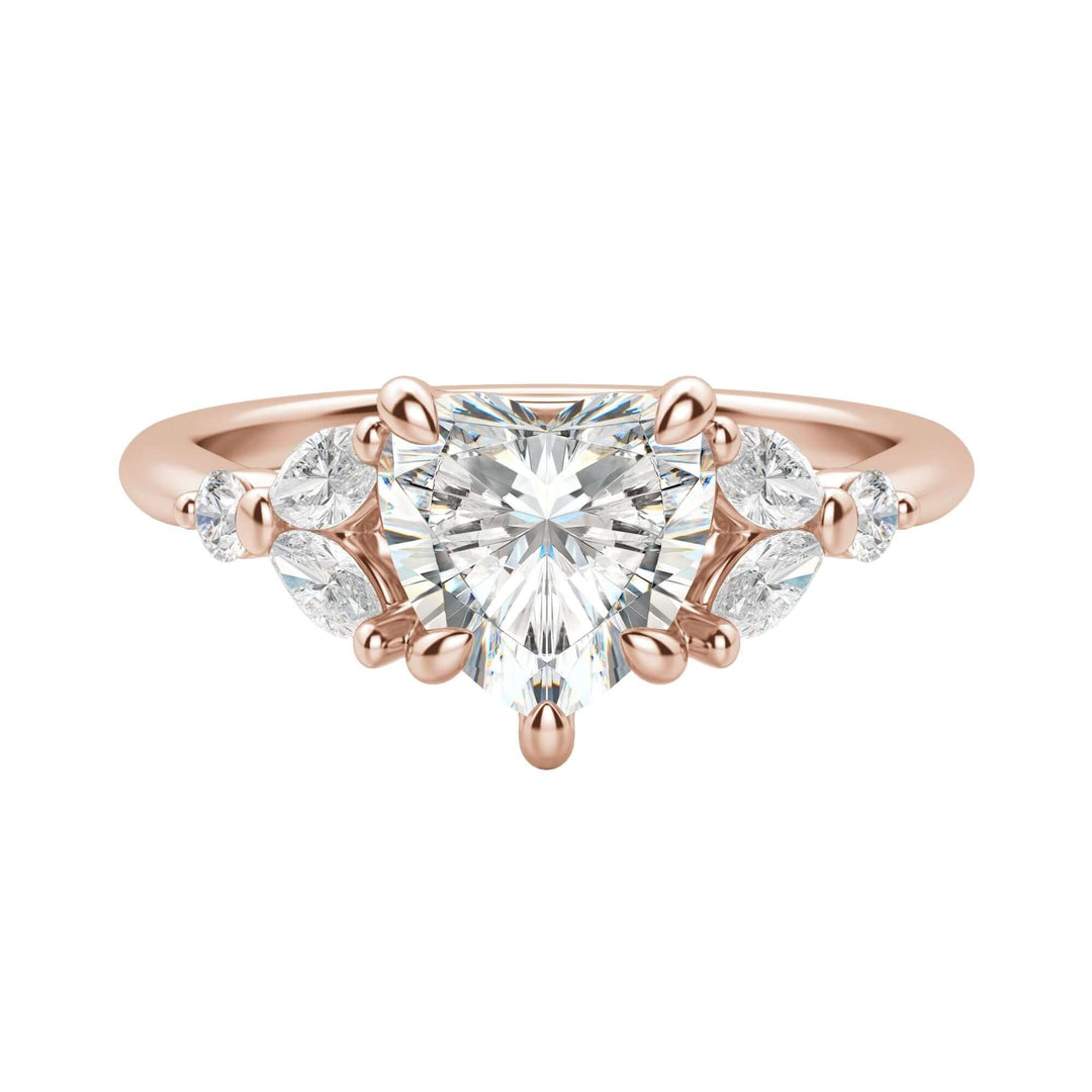 SERA HEART CUT MOISSANITE ENGAGEMENT RING