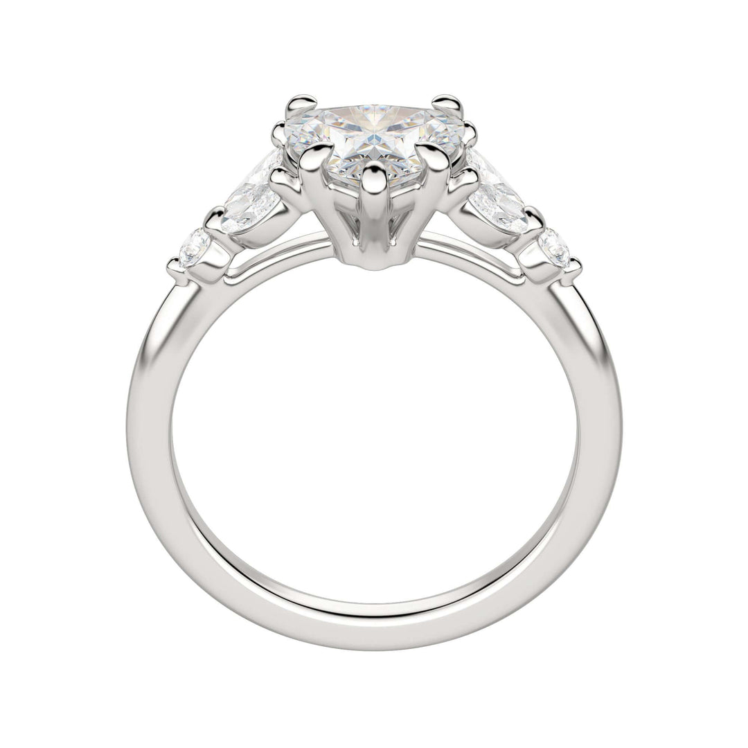 SERA HEART CUT MOISSANITE ENGAGEMENT RING