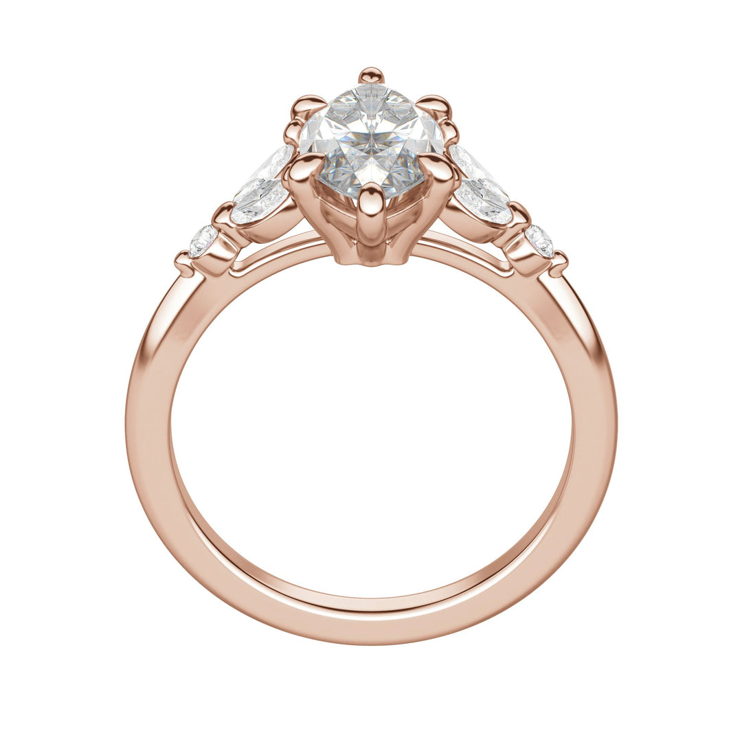 SERA MARQUISE CUT MOISSANITE ENGAGEMENT RING