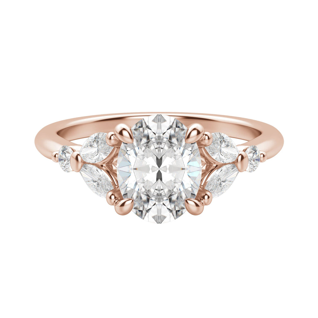 SERA OVAL CUT MOISSANITE ENGAGEMENT RING