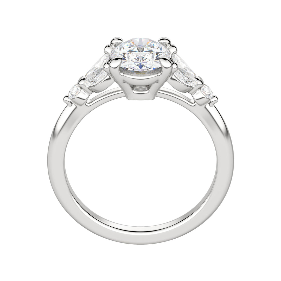 SERA OVAL CUT MOISSANITE ENGAGEMENT RING