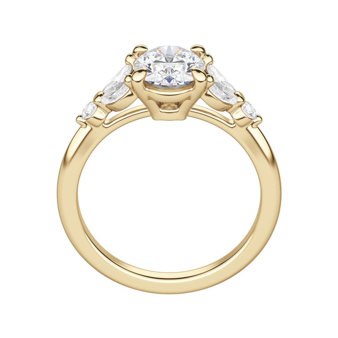 SERA OVAL CUT MOISSANITE ENGAGEMENT RING