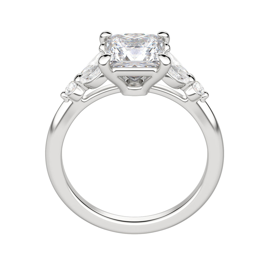 SERA PRINCESS CUT MOISSANITE ENGAGEMENT RING