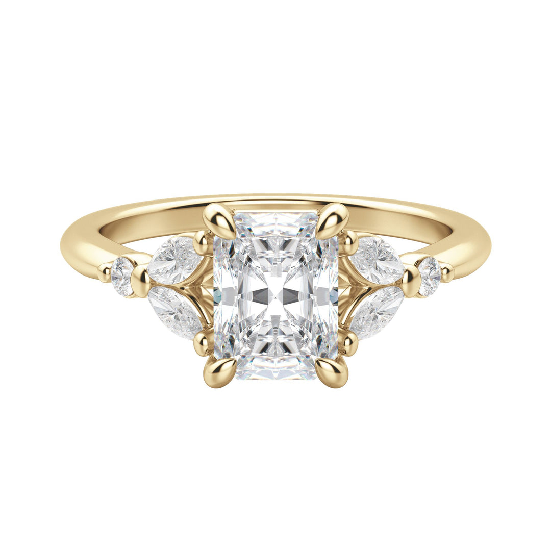 SERA RADIANT CUT MOISSANITE ENGAGEMENT RING