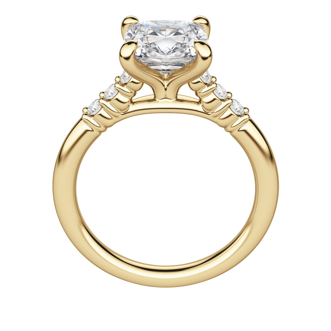 SOMA CUSHION CUT MOISSANITE ENGAGEMENT RING