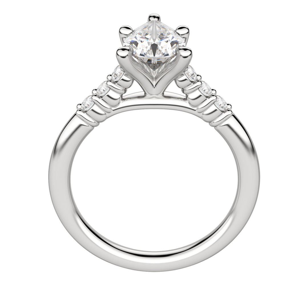 SOMA PEAR CUT MOISSANITE ENGAGEMENT RING