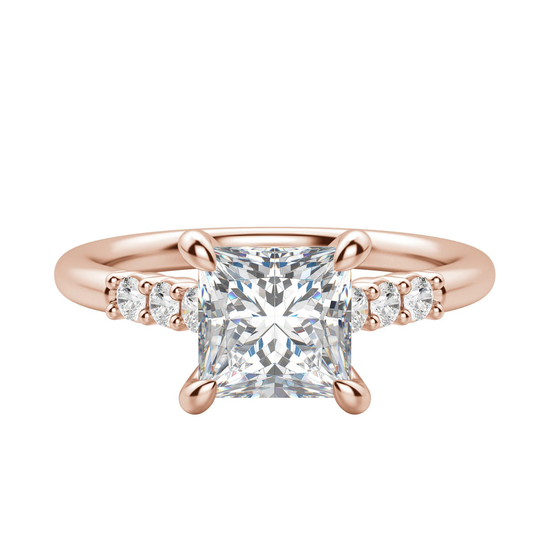 SOMA PRINCESS CUT MOISSANITE ENGAGEMENT RING