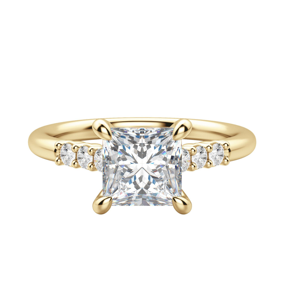 SOMA PRINCESS CUT MOISSANITE ENGAGEMENT RING