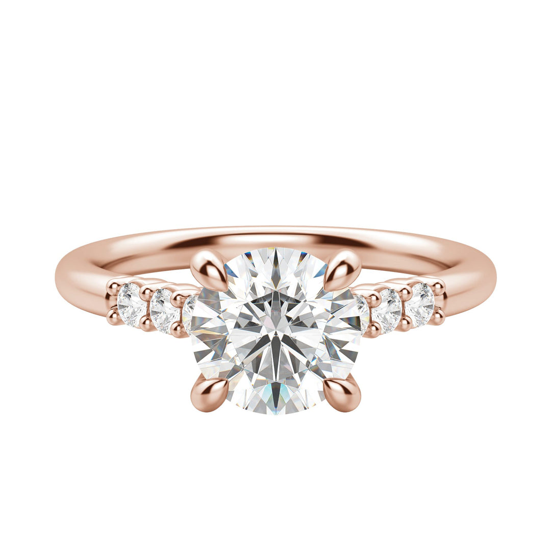 SOMA ROUND CUT MOISSANITE ENGAGEMENT RING