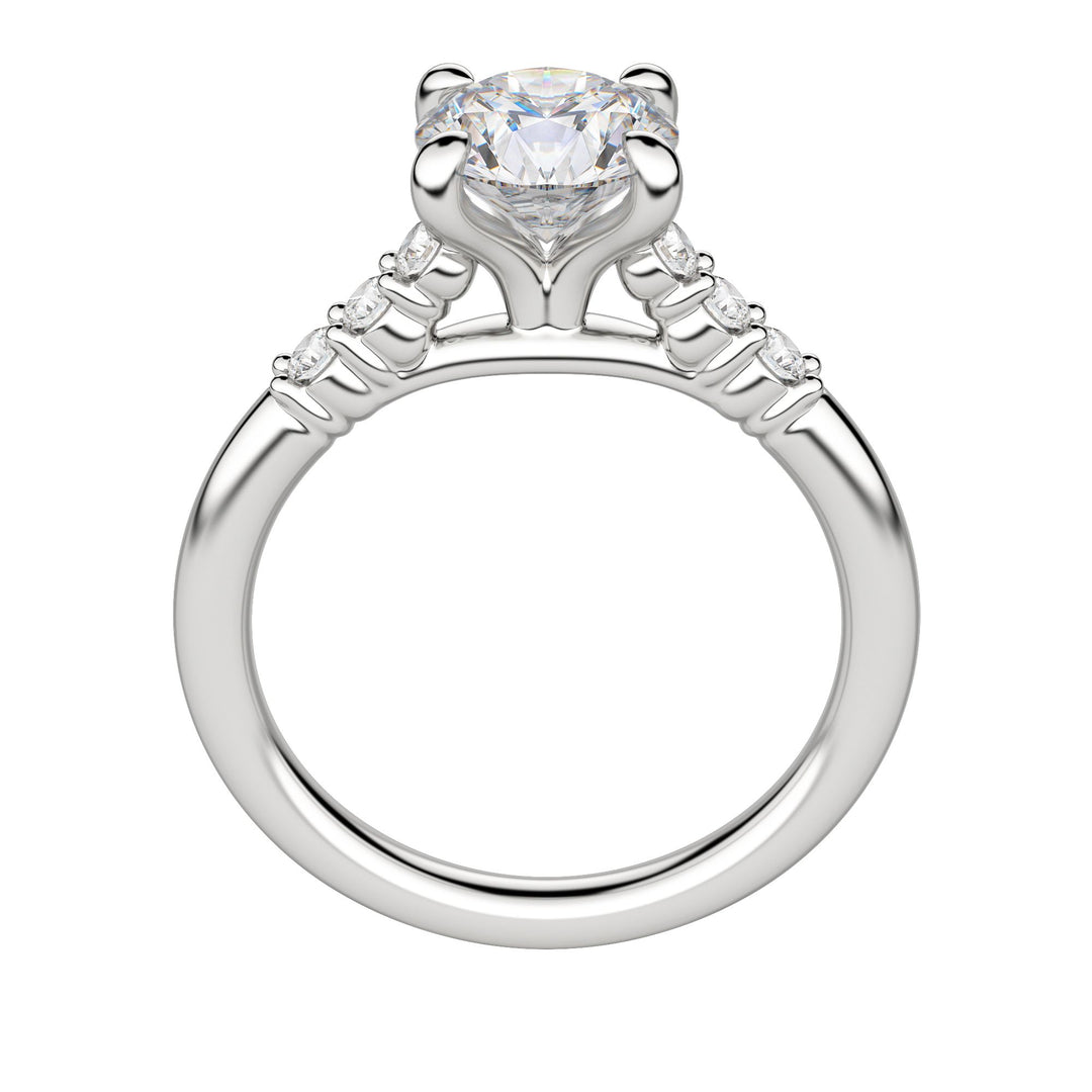 SOMA ROUND CUT MOISSANITE ENGAGEMENT RING