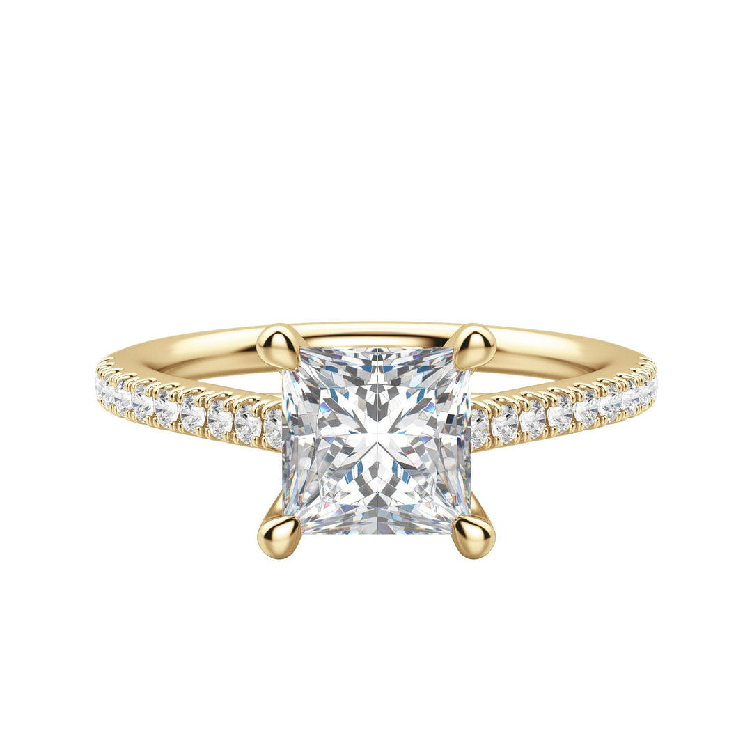 SONE PRINCESS CUT MOISSANITE ENGAGEMENT RING