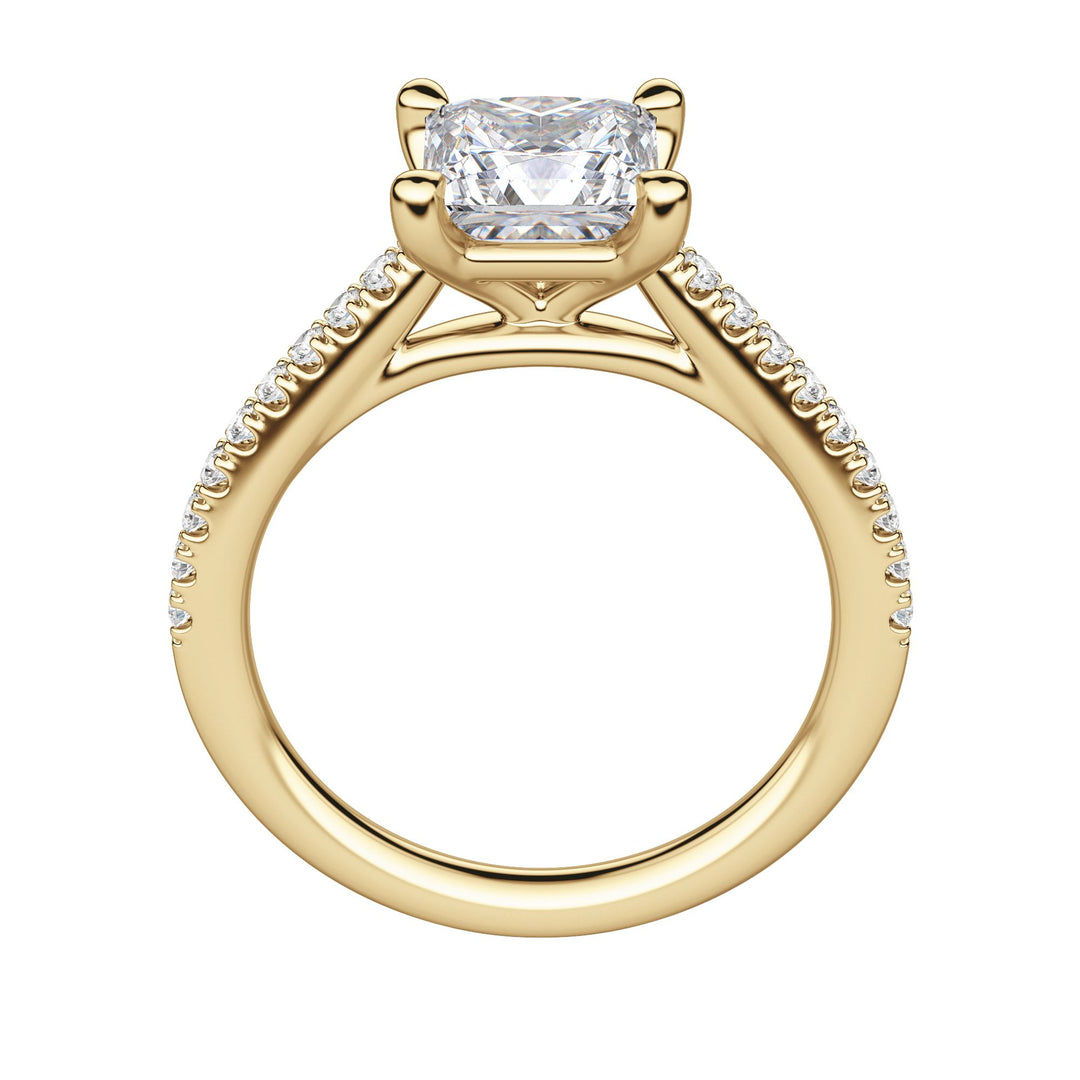 SONE PRINCESS CUT MOISSANITE ENGAGEMENT RING