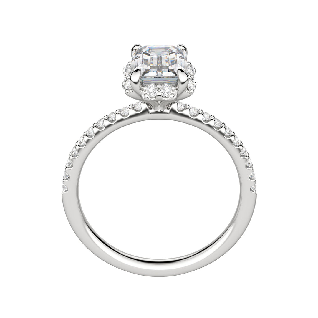 SORA EMERALD CUT MOISSANITE ENGAGEMENT RING