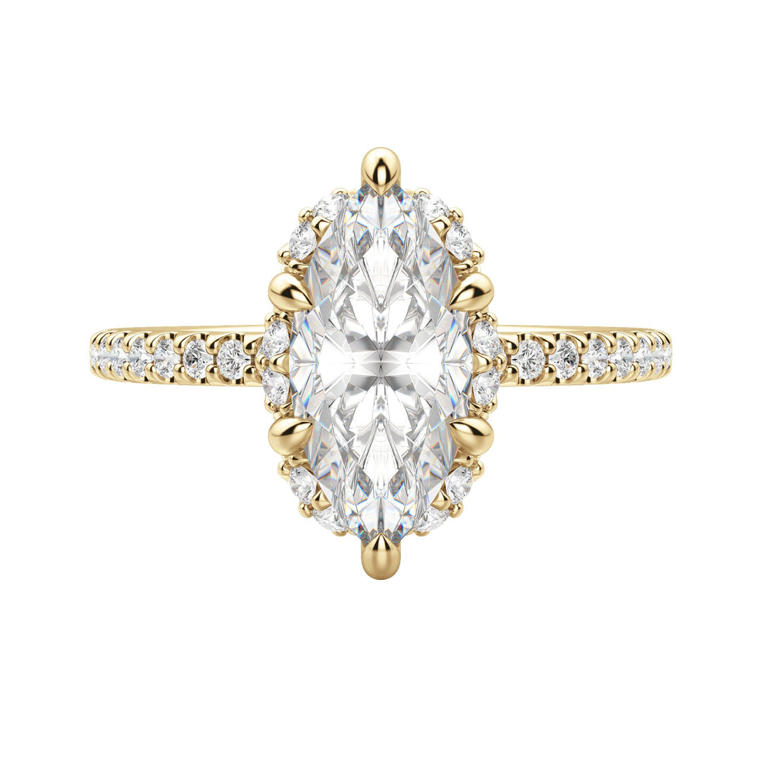 SORA MARQUISE CUT MOISSANITE ENGAGEMENT RING