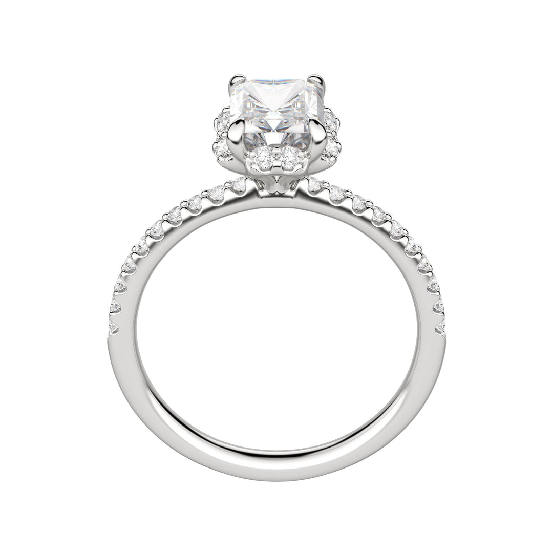 SORA RADIANT CUT MOISSANITE ENGAGEMENT RING